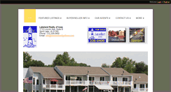 Desktop Screenshot of lakelandrealtyofiowa.com