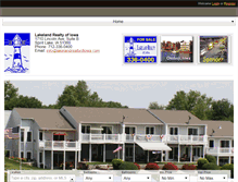 Tablet Screenshot of lakelandrealtyofiowa.com